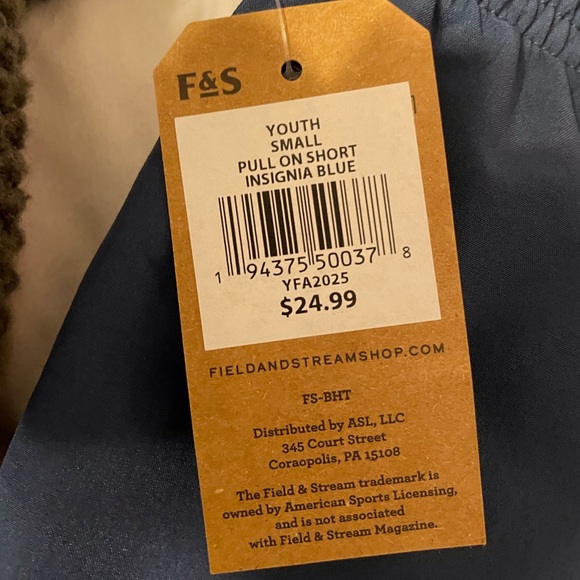 BOYS SMALL FIELD & STREAM SHORTS - Picture 3 of 3